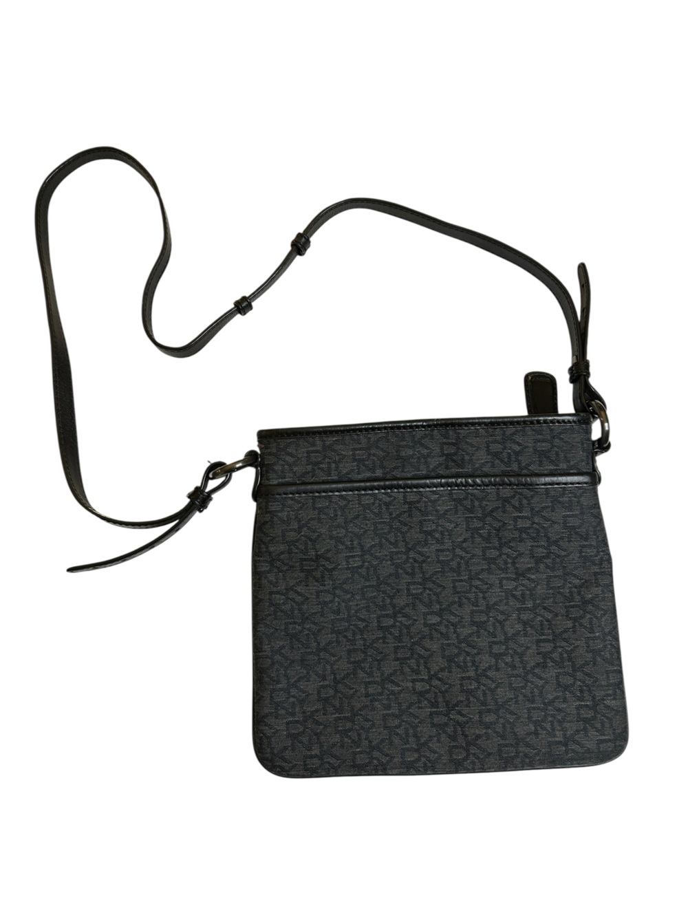 DKNY Monogram Crossbody 90s Town & Country Messenger Shoulder Bag Vintage Small